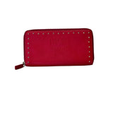 MCM MYL9ACZ46 Red Long Wallet - Pre-Owned - Authenticated