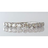 14K WG (11) Diamond Ring, Size: 7, 2.2g