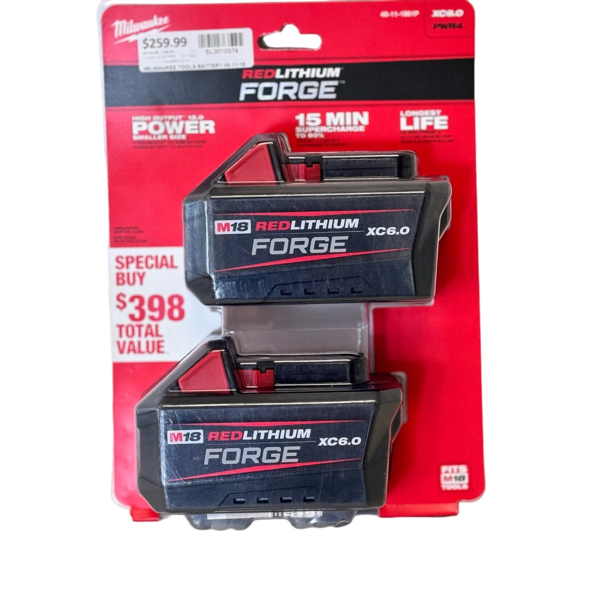 Milwaukee Tools Batteries 48-11-18 New