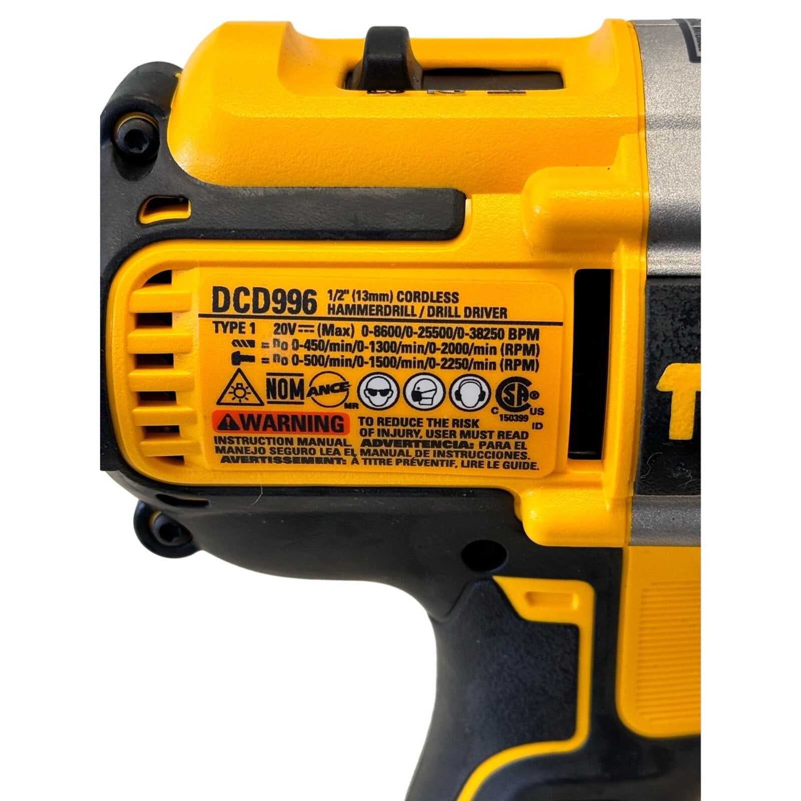 Dewalt DCD996 20V Max XR Brushless 3 Speed Cordless 1 2 Hammer Drill 2 Carat 24