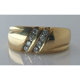 Ladies Gold Ring, 14K set in Yellow Gold, Size 8