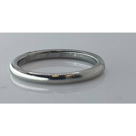 Women's Platinum Band, Size 4.25