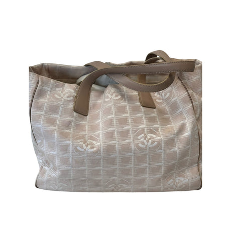 Chanel Travel Line Beige Tote Pre-owned