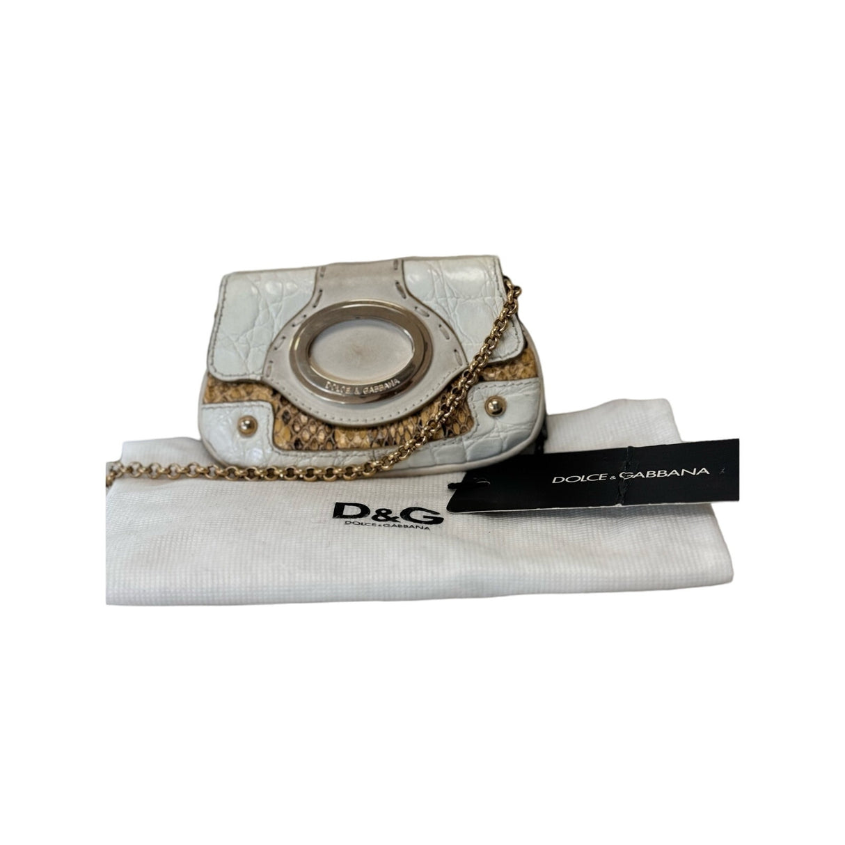 Dolce and Gabbana Python Mini Purse - Pre-Owned