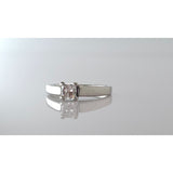 Platinum Diamond Ring, SZ: 6, 4.9g