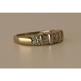 14K WG Diamond Band Size 9, 4.7g