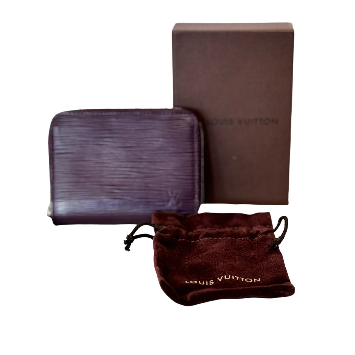 Louis Vuitton Eppi Purple Zip Around Total Card Holder - Pre-Owned