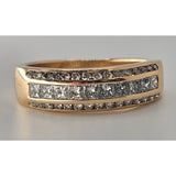 14K Diamond Band, Size 8.75, 5.8g