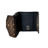 Louis Vuitton Macassar Double V Tri-Fold Wallet - Pre-Owned