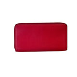 MCM MYL9ACZ46 Red Long Wallet - Pre-Owned - Authenticated