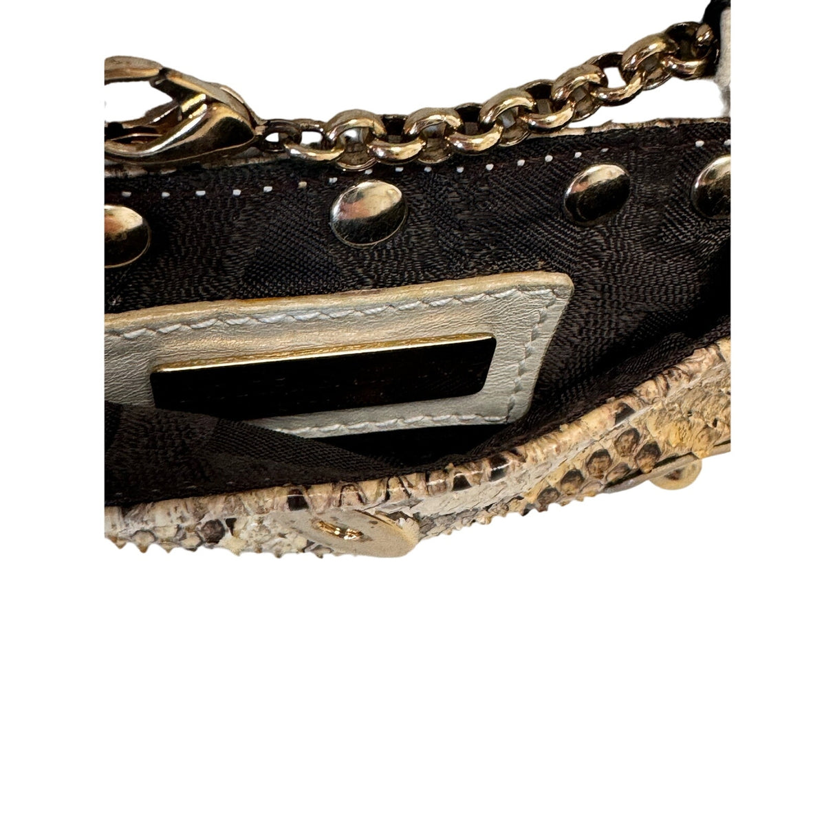 Dolce and Gabbana Python Mini Purse - Pre-Owned