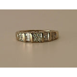 14K WG Diamond Band Size 9, 4.7g