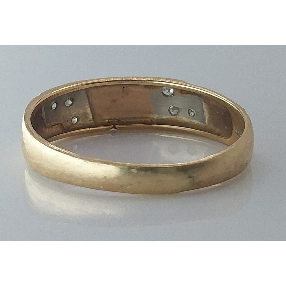 Men's Gold Ring Set in 14K YG 4.0g Size 12