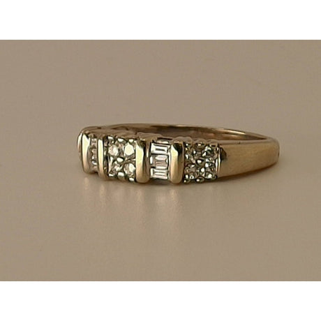 14K WG Diamond Band Size 9, 4.7g