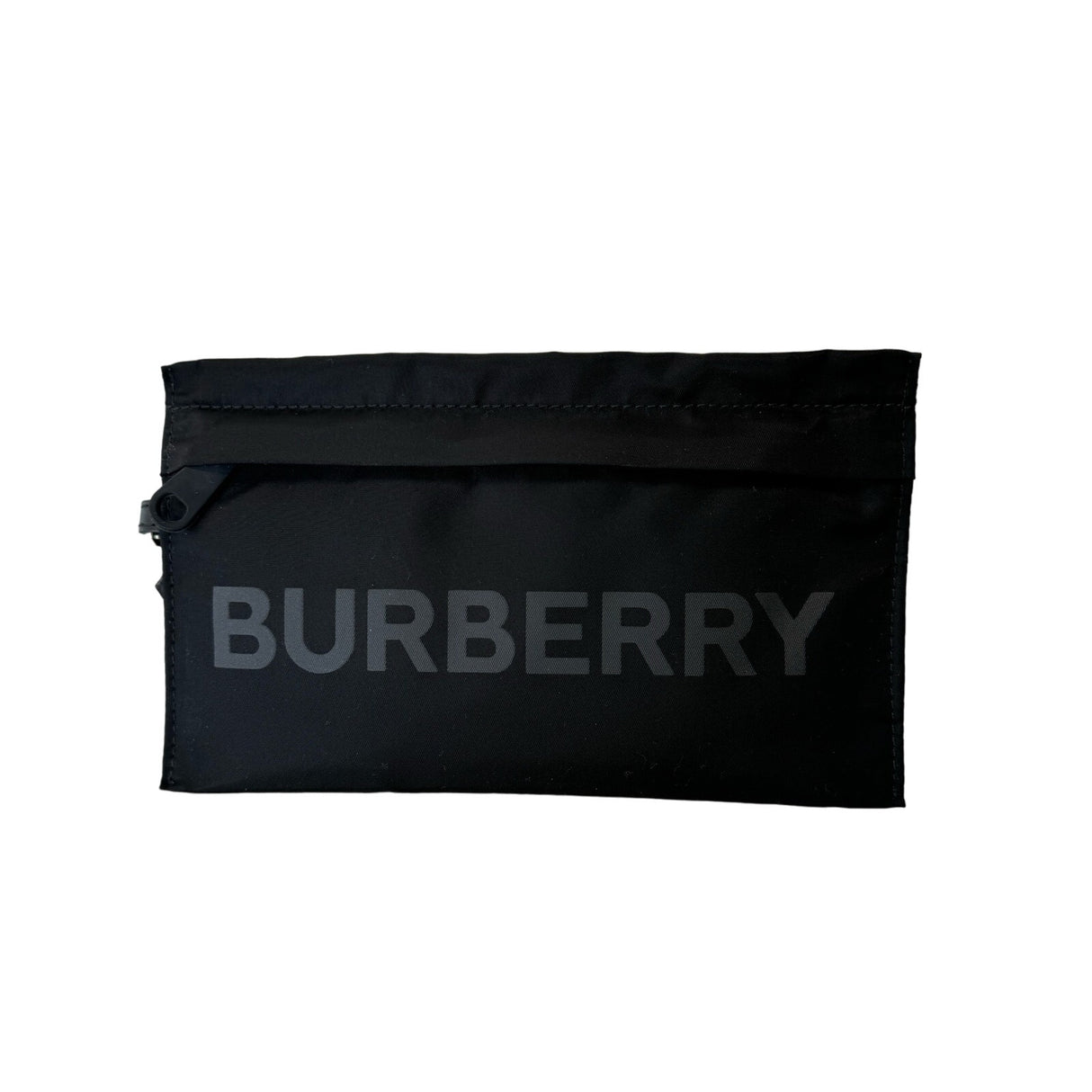 Burberry Zip Pouch Clutch Black - Pre-Owned