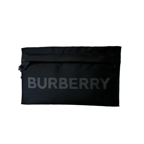 Burberry Zip Pouch Clutch Black - Pre-Owned