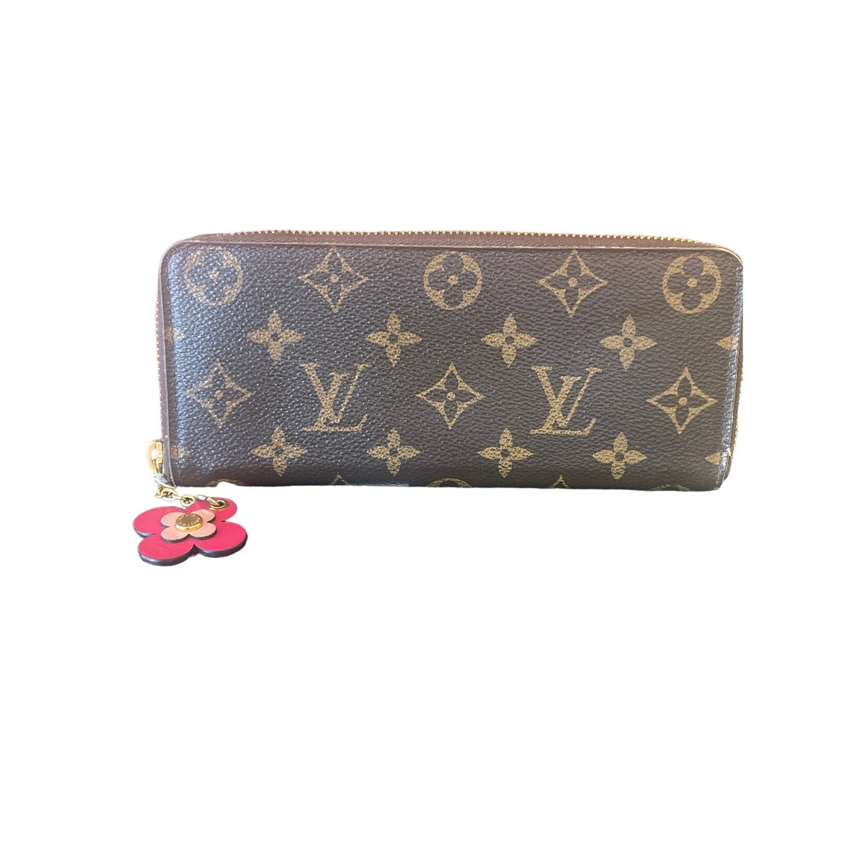 Louis Vuitton Monogram Clemence Flower Zippy Wallet - Pre-Owned